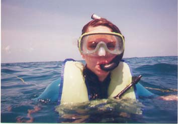 me snorkeling